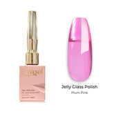 Emigel - Jelly Glass Gel Polish - 008 - PLUM PINK